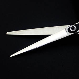 ชุดกรรไกรตัดขนสุนัขสัตว์เลี้ยงแบบมืออาชีพทำจากสเตนเลสสตีลเครื่องมือผ่าตัดสัตวแพทย์แบบโค้งบางตรงใช้ในบ้าน - Product Image 6