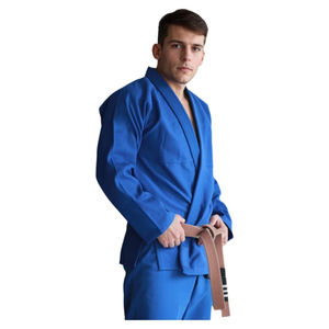 Ensemble de Kimono de Jiu-Jitsu Brésilien pour Hommes, Uniforme Gi Adulte, Coupe Traditionnelle, 100% Coton, Séchage Rapide, Respirant pour l'Entraînement aux Arts Martiaux - Product Image 4