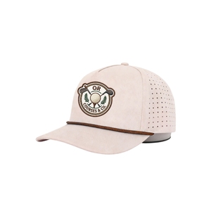 Gorras de Golf Impermeables con Logotipo Personalizado, Gorra Estructurada de 5 Paneles con Parche Bordado Personalizado, Fabricante OEM de Vietnam VN - Product Image 2