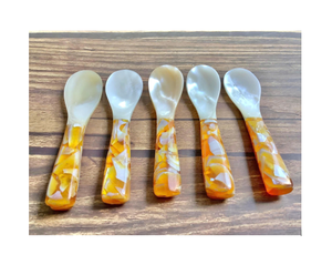 Natural Seashell Spoon Handmade For Serving Salads Soups <b>Elevates</b> Dining With Ocean Style - Product Image 1