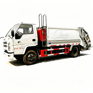 Popular Camión Compactador de Basura Ligero JMC Shunda 4x2 Diésel, Mini Camión Compactador de Residuos, Disponible con Volante a la Izquierda (LHD) y a la Derecha (RHD) para África y el Sudeste Asiático - Product Image 1