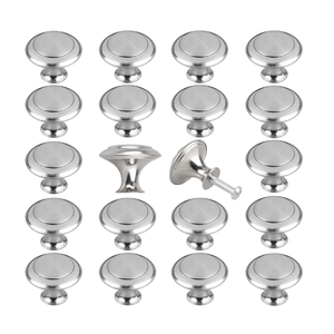 Perillas de acero inoxidable Muebles de cajón Hardware de alta calidad personalizado Par de perillas de acero moderno Producto más vendido - Product Image 6