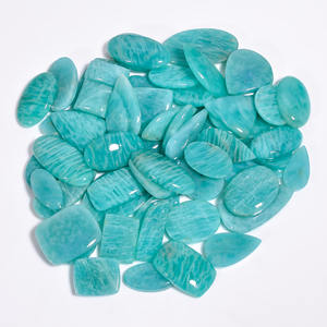 Hermosa amazonita natural piedra preciosa suelta al por mayor mezcla forma natural cabujón amazonita piedra preciosa suelta para la fabricación de joyas - Product Image 2