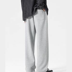 <b>Oversized</b> Custom Men's Sweat Straight Pants Loose Fit Trousers 600Gsm Flared Wide Leg Baggy <b>Sweatpants</b> - Product Image 2