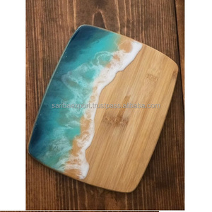 Tabla de quesos de madera y resina de estilo elegante, fabricante y exportador, Decoración de mesa y fiesta de boda, tabla de cortar usada para Cocina - Product Image 5
