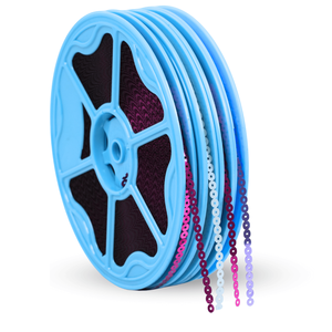 Dây kim tuyến lấp lánh cổ điển 100m dùng cho máy thêu đa đầu tốc độ cao |   1,5mm, 18mm |   tinh thể lấp lánh - Product Image 2