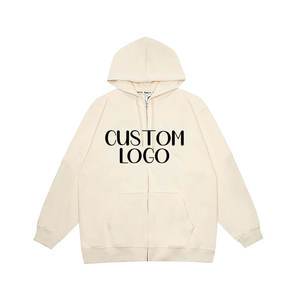 Pull-over à capuche brodé en chenille avec logo personnalisé pour hommes Sweat-shirt confortable sans ficelle avec broderie de serviette surdimensionnée - Product Image 3