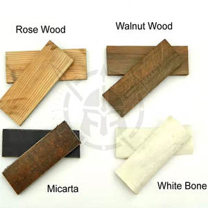 Kit de fabrication de couteaux de camping et de chasse à lame fixe en acier damas, fait à la main, entièrement personnalisé, OEM - Product Image 5