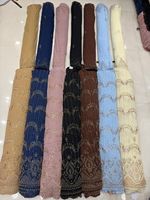 Tissu en Chiffon Georgette Premium à Perles pour la Confection de Saris, Dupattas, Lehengas, Robes, Tenues de Mariage, de Fête et de Haute Couture