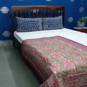 Nueva tendencia Panch Phool indio mano bloque impreso algodón orgánico bebé edredón hecho a mano fabricante indio Color Jade - Product Image 6