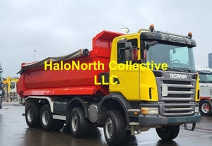 Camión Volquete Scania G420 8X6 de 2008, con Volante a la Izquierda, Transmisión Manual, Motor Diésel Euro 4, Usado, Mini Camión Eléctrico - Product Image 2