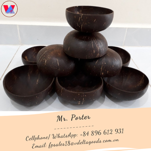 <b>Coconut</b> <b>Bowls</b> with Lacquer Ecofriendly <b>Coconut</b> Shell <b>Bowl</b> with Art Decoration - Product Image 3