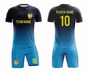 Uniformes de football personnalisés haut de gamme 2026 |   Maillots sublimés légers et respirants OEM |   Slim Fit à manches courtes - Product Image 3
