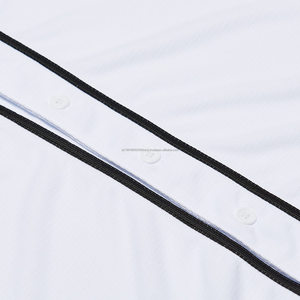 News Design High Quality Blank Custom Blank <b>Mens</b> Mesh Breathable Customized Baseball Uniform Sublimation Baseball Jersey - Product Image 5