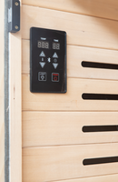 Mini sauna infrarouge direct d'usine pour 1 personne avec lampe de beauté et lampe de luminothérapie rouge