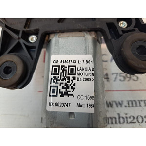 Motore tergicristallo LANCIA Delta 3a Serie 51808753 198A2000 diesel 1598 (08>11) - Product Image 6