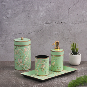 Trusted Manufacturer Wooden Hand Painted Tray For <b>Wall</b> Or Table Decoration Adding Vibrant Visual Appeal To Interior Space - Product Image 4