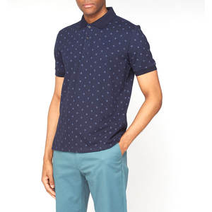 OEM logotipo personalizado impreso sublimado Golf Jersey de alta calidad de secado rápido Polo camiseta hombres patrón sólido diseño Casual tela botón - Product Image 1