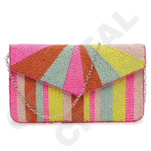 Muy peri flores personalizado con cuentas fiesta embrague noche bolso diseñador señoras bolsos de hombro monederos y bolsos de lujo fiestas - Product Image 3