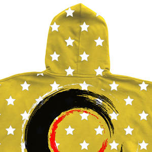 Sudadera con Capucha 100% Algodón Mezclado 500GSM, Estilo Deslavado Ácido, para Hombre, Ropa Urbana, Impresión Serigrafiada - Product Image 6