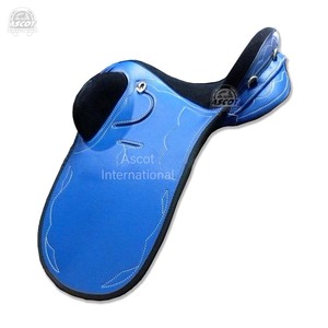 Vente en gros selle anglaise personnalisée selle de cheval de course en cuir synthétique de qualité supérieure avec raccords durables - Product Image 2