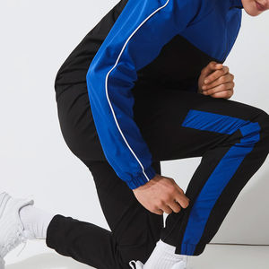 Ropa activa de tenis de dos tonos para hombre, traje para correr, estilo deportivo de invierno, conjunto de 2 piezas para gimnasio, sudaderas con capucha y sudaderas - Product Image 4