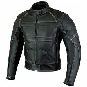 Veste en cuir de moto unisexe de haute qualité imperméable à manches longues en gros fabriqué en usine à bas prix - Product Image 6