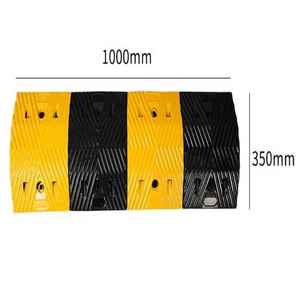 ยางชะลอความเร็วพร้อมแผ่นสะท้อนแสงแบบตาแมว-เพิ่มการเตือนในเวลากลางคืน รองรับความเร็ว 25-45 ไมล์ต่อชั่วโมง สำหรับถนนแอสฟัลต์ - Product Image 3