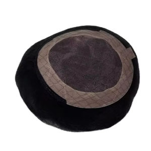 Prótesis capilar de cabello humano con base mono, peluca de cabello humano con base mono, cabello Taz BD - Product Image 5