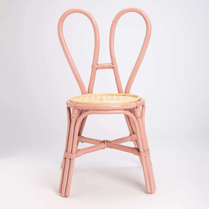 Lovely pink bunny <b>chair</b> <b>for</b> kids party decoration <b>children</b> furniture set rattan <b>table</b> and toddler <b>chairs</b> - Product Image 2