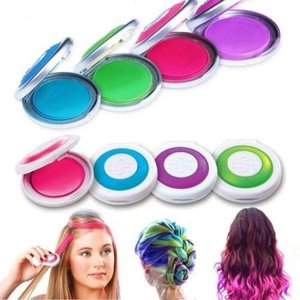 Temporary Green Hair Chalk Powder for Cosplay-Ammonia Free Herbal Hair Dye - Product Image 1