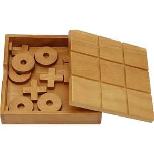 Juego de Tic Tac Toe de madera hecho a mano con piezas de latón Juego de mesa de madera de lujo para regalo Juego de Tic Tac Toe - Product Image 3