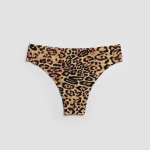 Seamless Tiger Leopard Print Flex <b>Underwear</b> High-Low G-<b>String</b> Thin Spandex/Nylon Antibacterial Bonded Laser Cutting Logo - Product Image 1