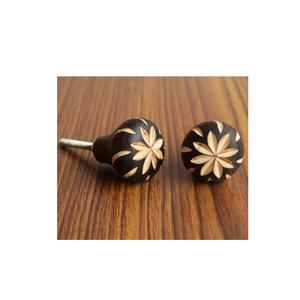 Bouton en résine de bois boutons de tiroir et de porte, prix d'usine, résine en laiton pour taille personnalisée, produit Offre Spéciale - Product Image 1