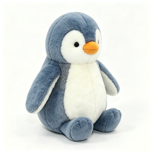 Customized grey <b>penguin</b> plush <b>toy</b> cute <b>penguin</b> stuffed animal <b>soft</b> <b>penguin</b> plushie sitting <b>penguin</b> plush <b>penguin</b> stuffed <b>toy</b> - Product Image 2