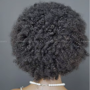 Cabello humano real de Vietnam Factory 8-32 pulgadas Remy Virgin Hair Spring Curly Lace Front Peluca con trama única de color natural - Product Image 1