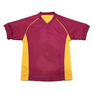 Personalizado Borgoña Entrenamiento Bandera Fútbol Jerseys Juventud Juego Día Rendimiento Sublimado Ropa Deportiva Camisetas - Product Image 1