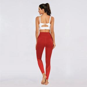 Leggings de fitness décontractés pour femmes de haute qualité pantalon de yoga taille haute avec tissu tricoté confortable pour une utilisation en salle de sport - Product Image 6