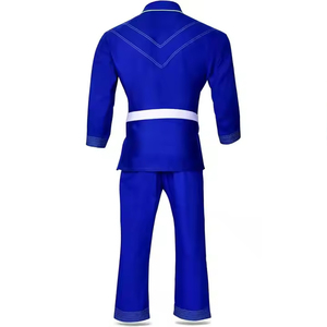 Uniforme de kimono de Jiu-Jitsu brésilien bleu de haute qualité personnalisable sur commande pour adultes Design personnalisé Vêtements d'arts martiaux - Product Image 4