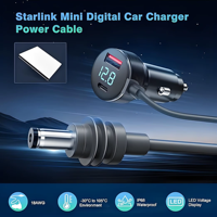 Kabel Pengisi Daya Mobil Mini Layar Digital Tahan Air DC Male Head, Kabel Pengisi Daya Lighter Rokok, PVC Power, Bestseller Lintas Negara