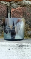 Verre à liqueur en corne écologique |   Verre à cocktail de style américain fait main de qualité supérieure, recyclable, idéal pour les cadeaux et les fêtes, au meilleur prix