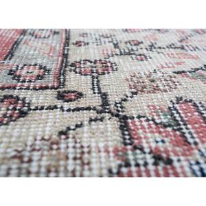 Tapis en laine noué à la main vintage grande surface Pae-2907, motif floral rouge-orange, pour salon, couloir, rectangulaire, pour adolescents - Product Image 3