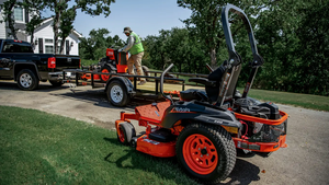 Tondeuse autoportée industrielle ZD1121 à moteur diesel 4 temps, poignée pliable, zéro-turn, haute efficacité, OEM - Product Image 4