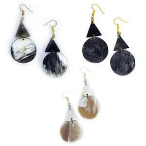 Joyería de cuerno de búfalo de moda pendiente último diseño para mujeres y niñas modernas pendiente de cuerno a precio competitivo - Product Image 2