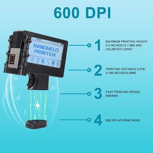 Xách tay pt3000 cầm tay <span class=keywords><strong>USB</strong></span> mini máy bay phản lực mực máy in cho nhà Sử dụng bán lẻ nhà hàng khách sạn - Product Image 6