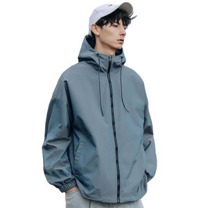 Veste de randonnée imperméable de haute qualité, logo imprimé personnalisé, softshell à capuche, coupe-vent pour homme, automne-hiver, veste d'extérieur pour homme - Product Image 2