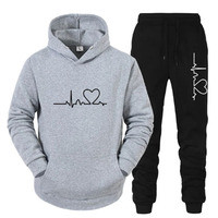 Ensemble survêtement de luxe pour homme, vêtements de sport, survêtements unis pour homme