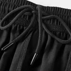 Shorts de basketball pour hommes à séchage rapide, respirants et écologiques, taille haute avec cordon de serrage, en polyester/coton, pour l'été - Product Image 3