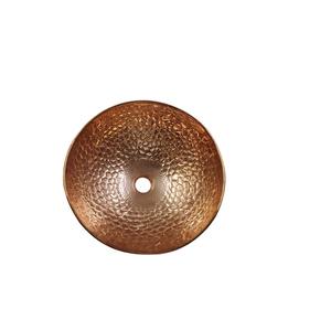 Lavabo de Baño de Lujo, Hecho a Mano, de Cobre Martillado, Sólido, OEM/Venta al por Mayor para Fabricantes de Muebles de Baño, Renovaciones, Tinas - Product Image 4