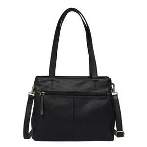 Haute qualité fait à la main noir galet Grain en cuir véritable sac à bandoulière style Vintage haut fournisseur indien - Product Image 3